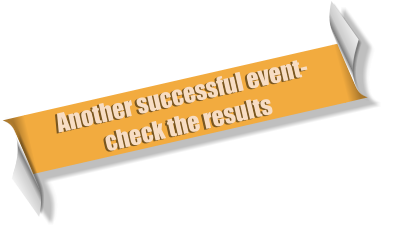 Another successful event- check the results