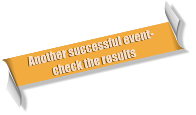 Another successful event- check the results
